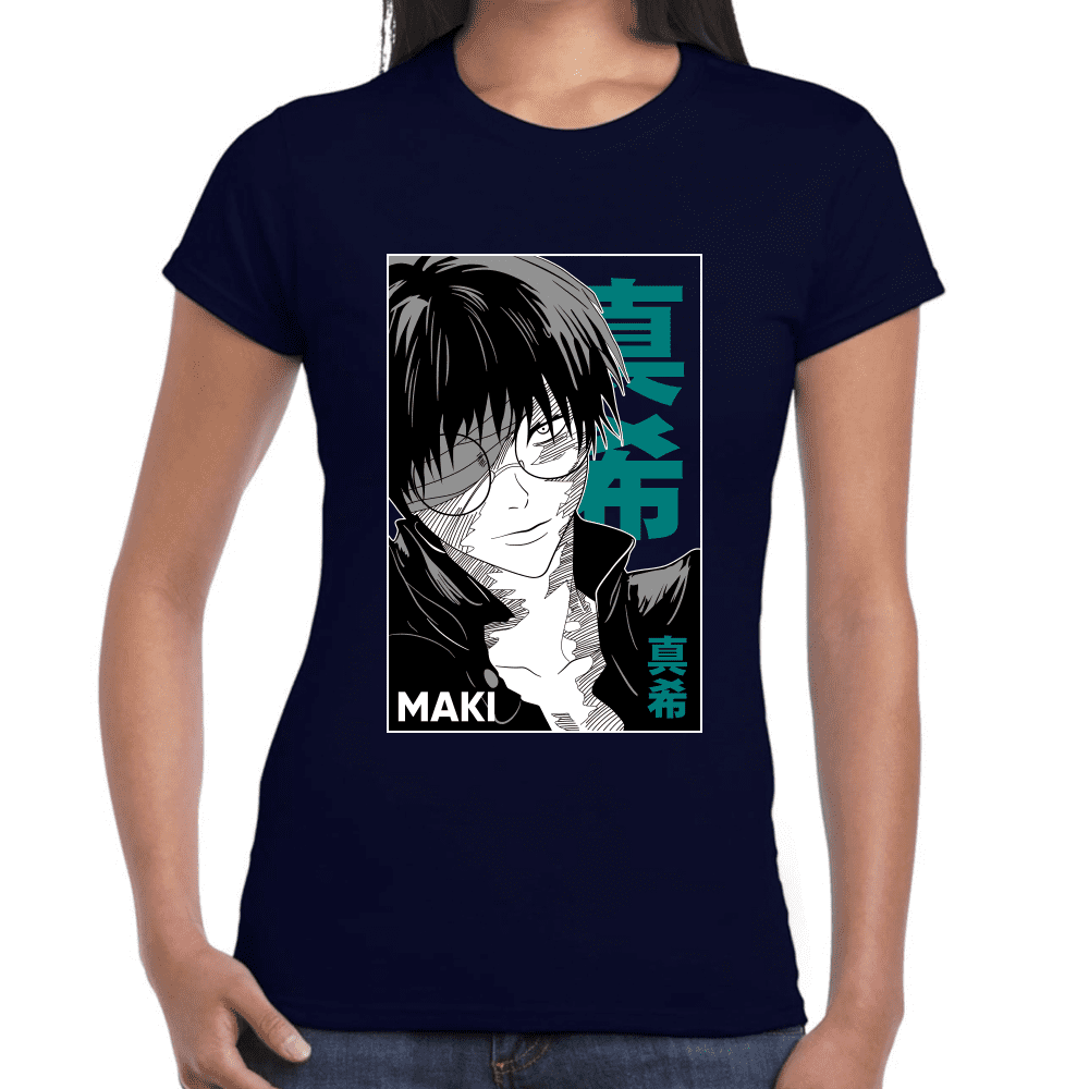 Playera Jujutsu Kaisen Maki Zenin Algodón Premium #1043
