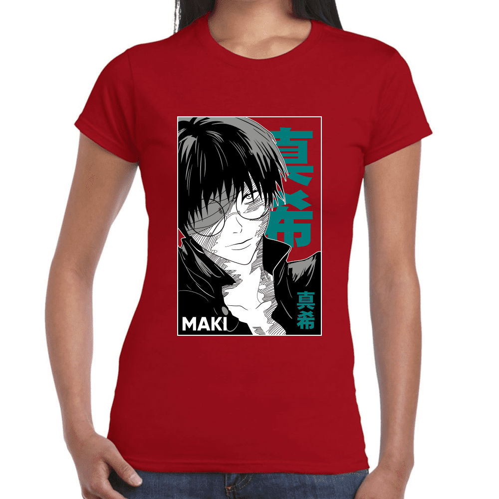 Playera Jujutsu Kaisen Maki Zenin Algodón Premium #1043