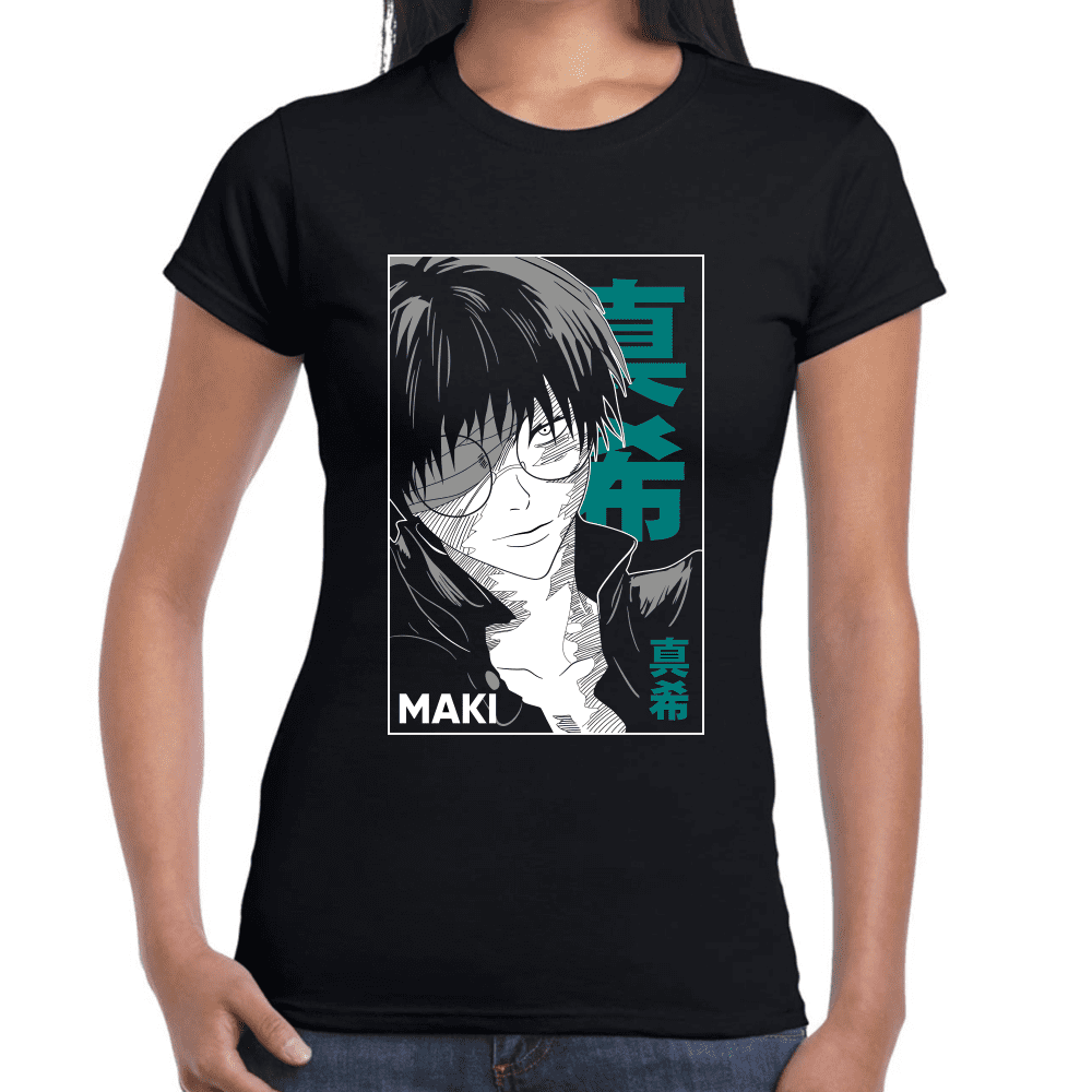 Playera Jujutsu Kaisen Maki Zenin Algodón Premium #1043