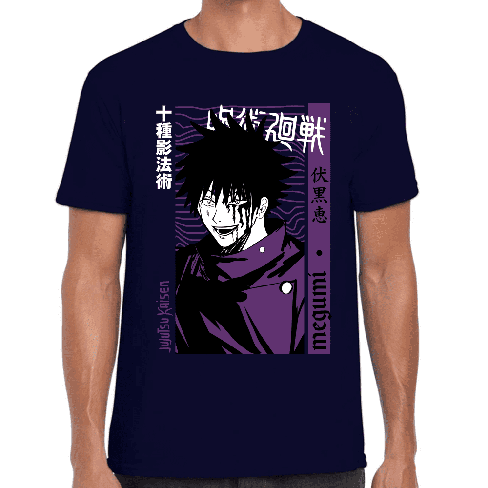 Playera Jujutsu Kaisen Megumi Fushiguro Algodón Premium #1044