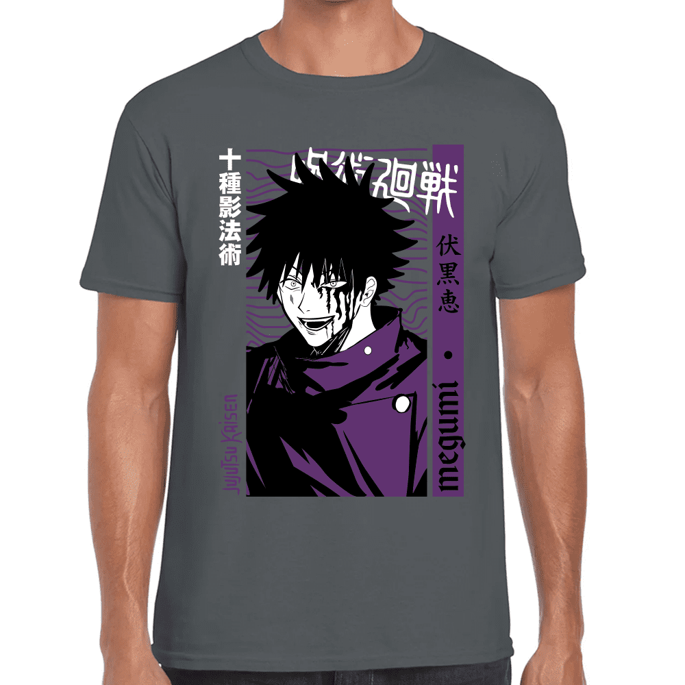 Playera Jujutsu Kaisen Megumi Fushiguro Algodón Premium #1044