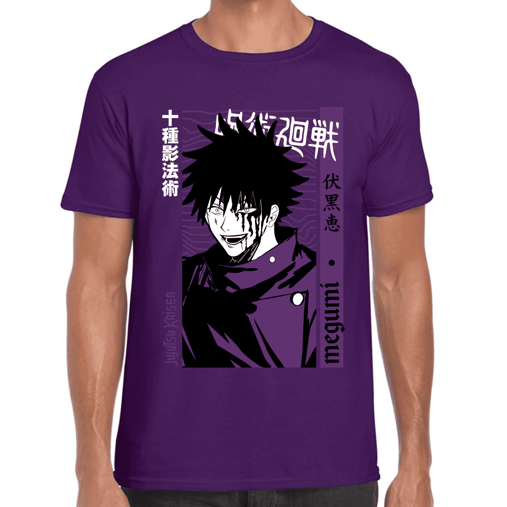 Playera Jujutsu Kaisen Megumi Fushiguro Algodón Premium #1044
