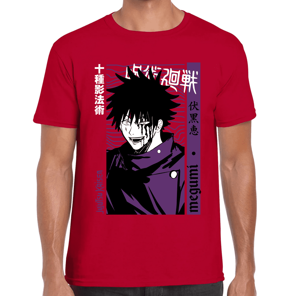 Playera Jujutsu Kaisen Megumi Fushiguro Algodón Premium #1044