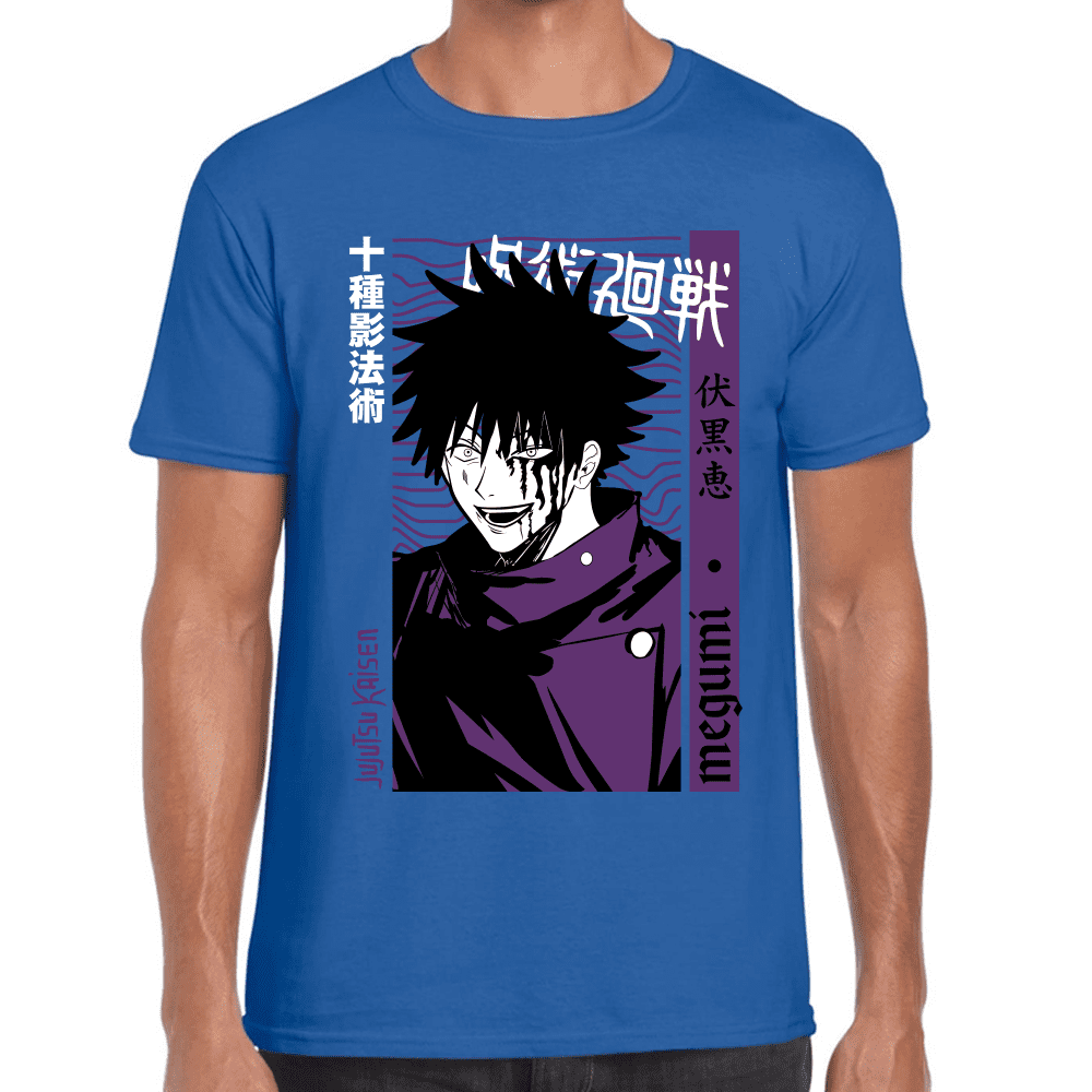 Playera Jujutsu Kaisen Megumi Fushiguro Algodón Premium #1044