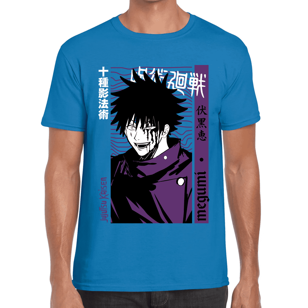 Playera Jujutsu Kaisen Megumi Fushiguro Algodón Premium #1044