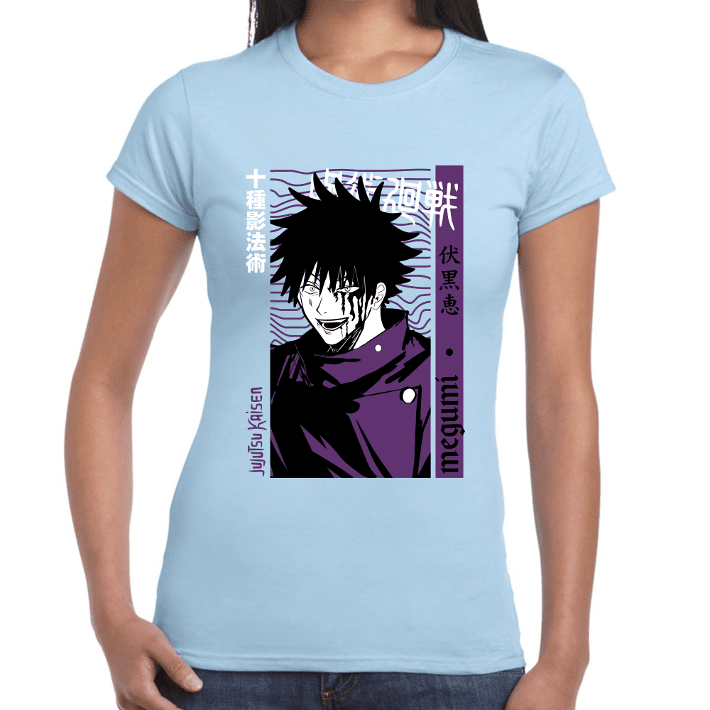 Playera Jujutsu Kaisen Megumi Fushiguro Algodón Premium #1044