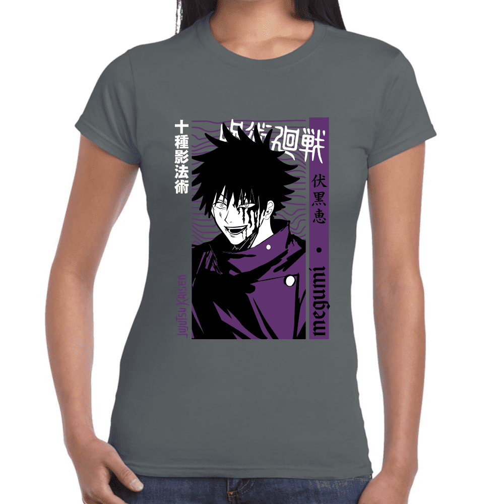 Playera Jujutsu Kaisen Megumi Fushiguro Algodón Premium #1044