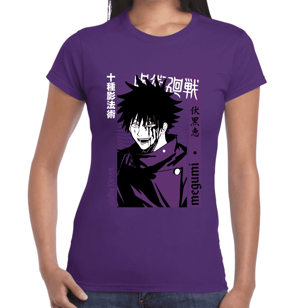 Playera Jujutsu Kaisen Megumi Fushiguro Algodón Premium #1044