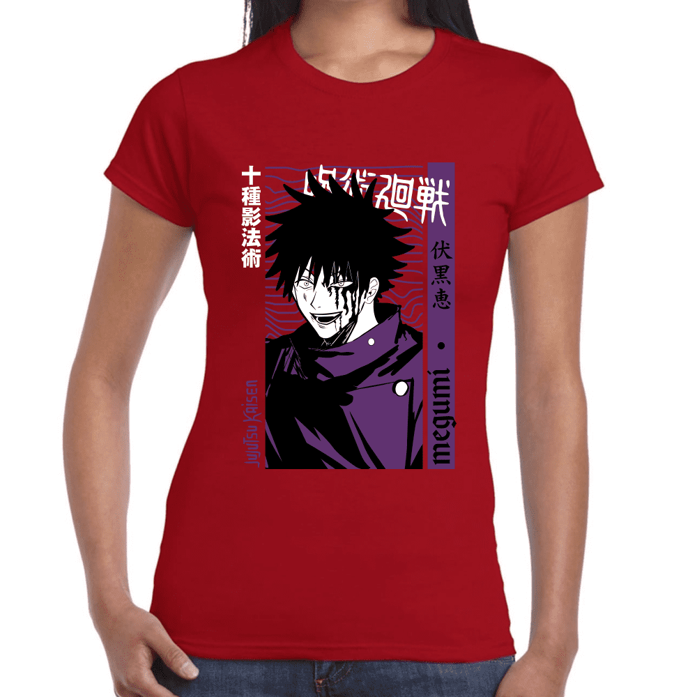 Playera Jujutsu Kaisen Megumi Fushiguro Algodón Premium #1044