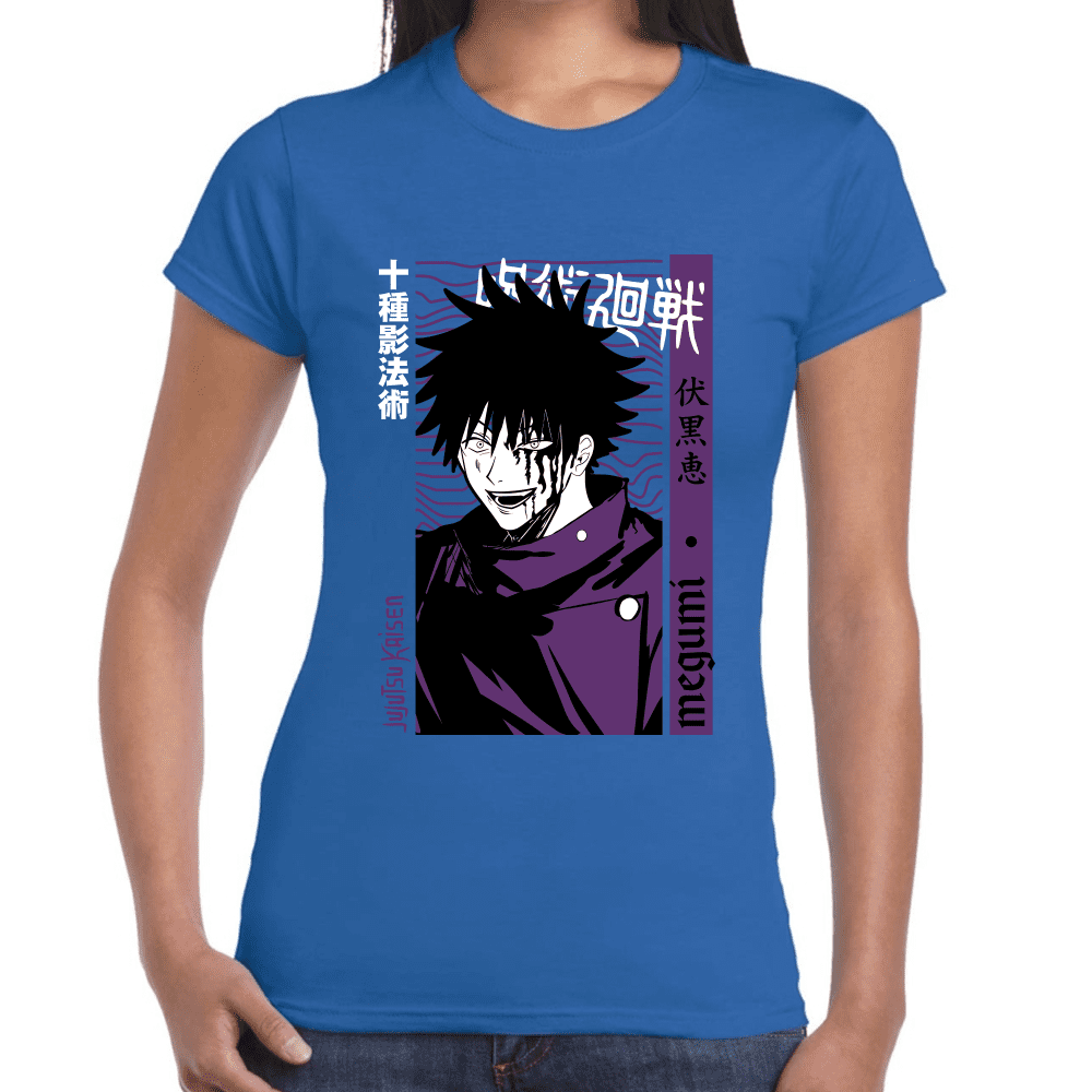Playera Jujutsu Kaisen Megumi Fushiguro Algodón Premium #1044