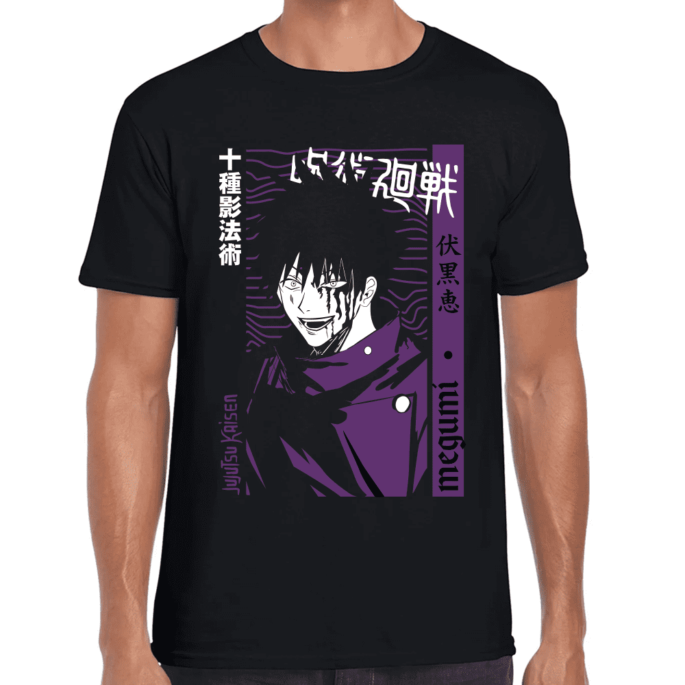 Playera Jujutsu Kaisen Megumi Fushiguro Algodón Premium #1044