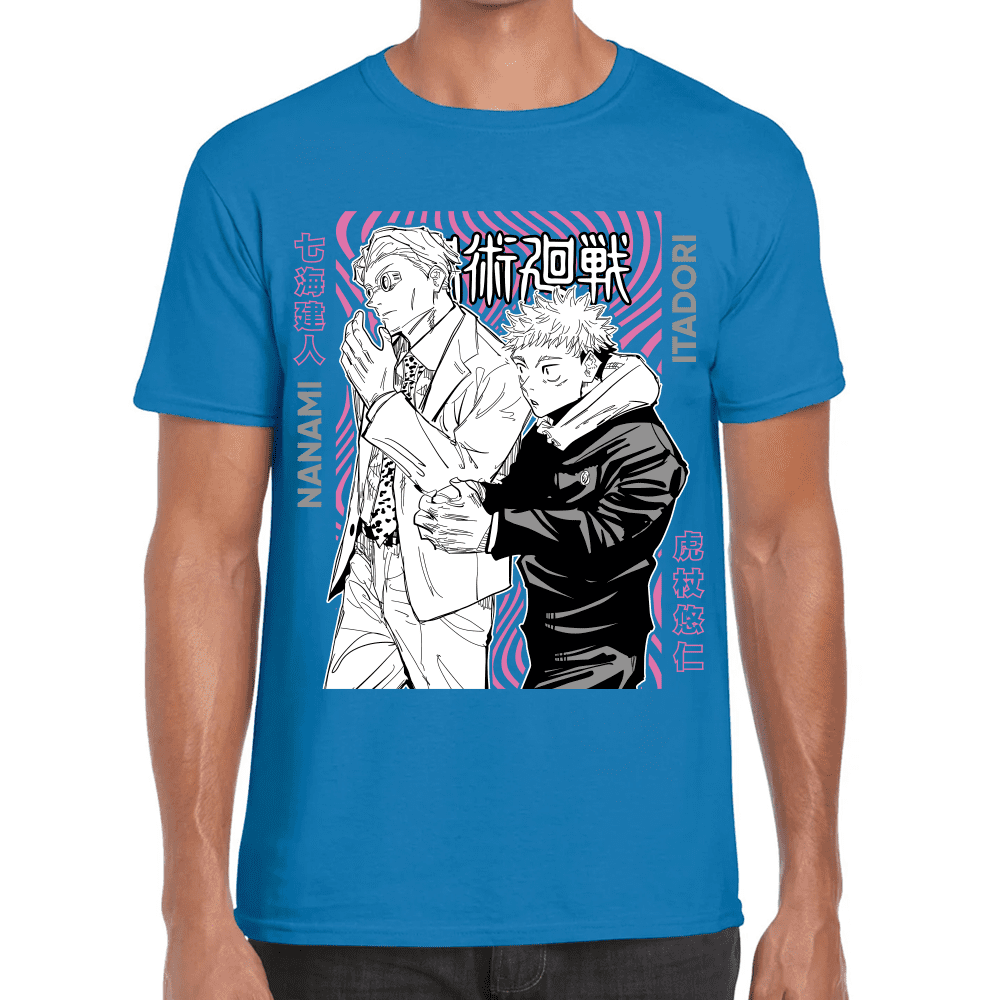 Playera Jujutsu Kaisen Itadori Y Kento Nanami Algodón Premium #1045