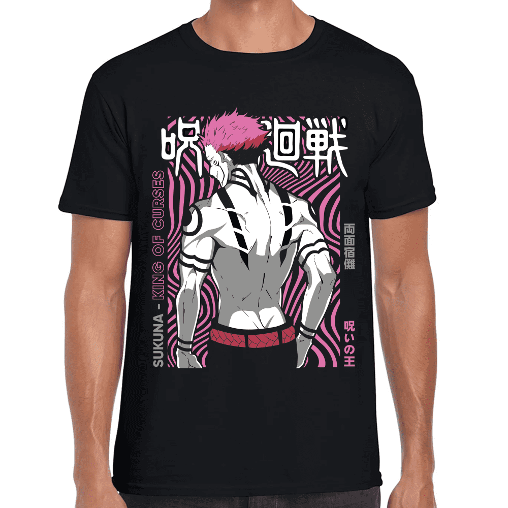 Playera Jujutsu Kaisen Sukuna Algodón Premium #1052