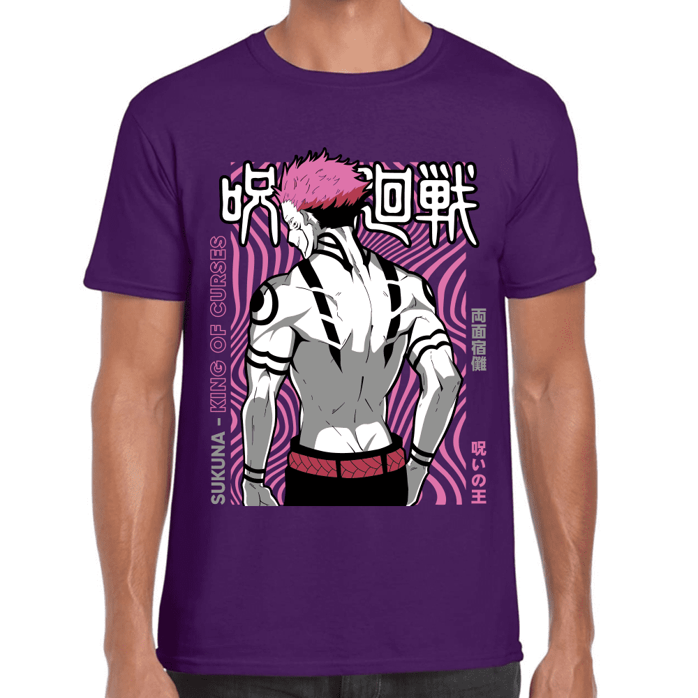 Playera Jujutsu Kaisen Sukuna Algodón Premium #1052