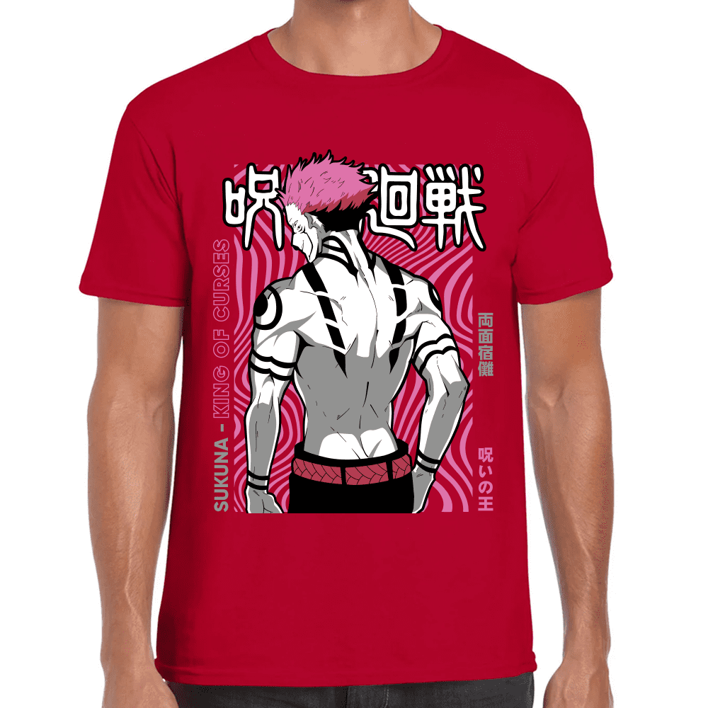 Playera Jujutsu Kaisen Sukuna Algodón Premium #1052