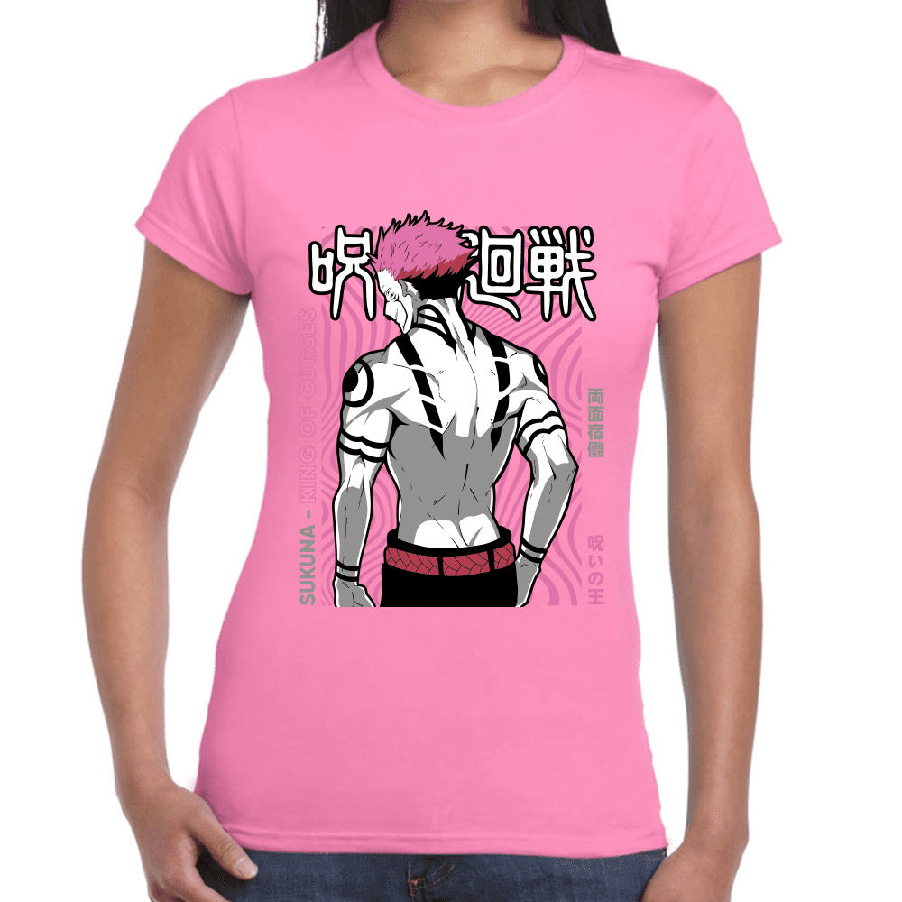Playera Jujutsu Kaisen Sukuna Algodón Premium #1052
