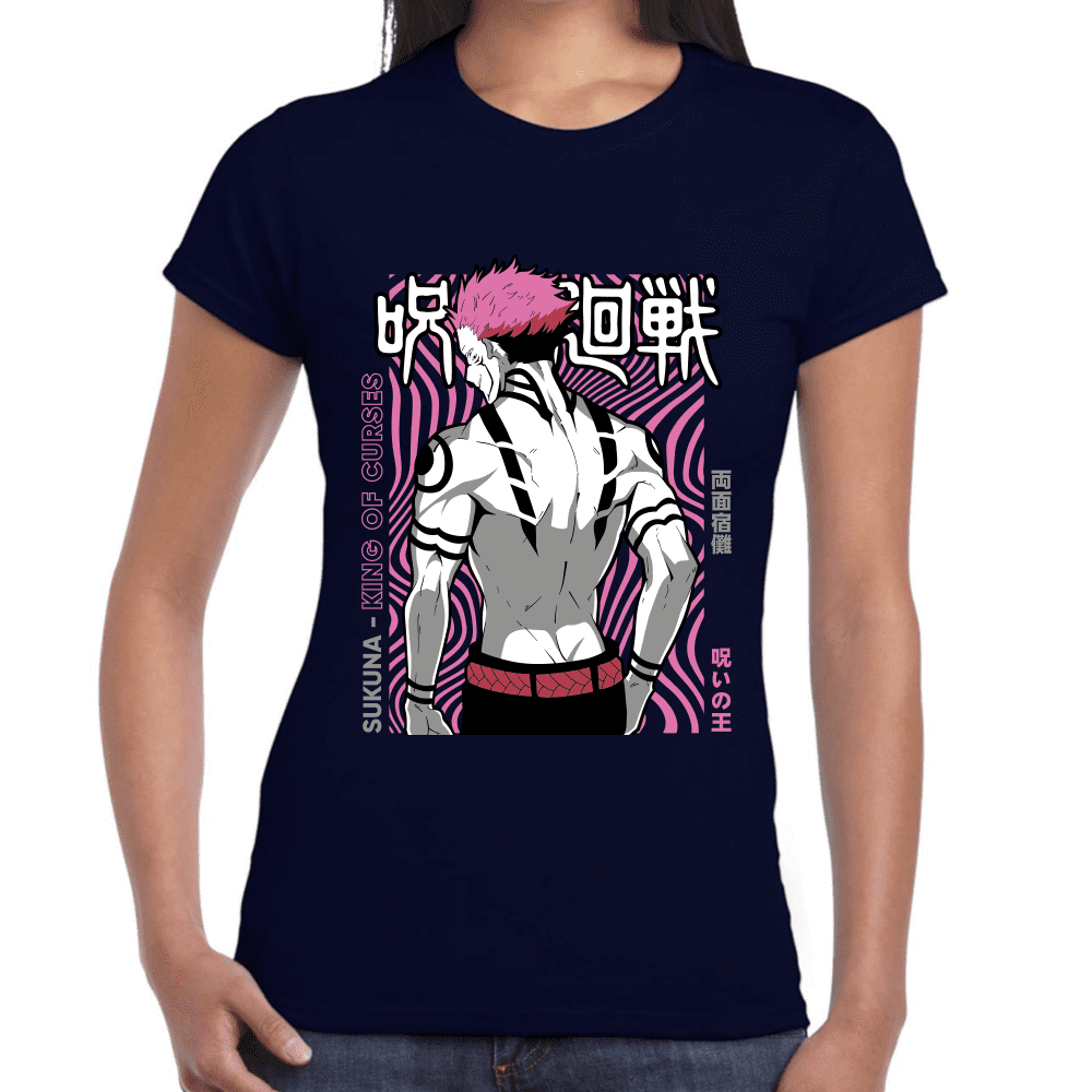 Playera Jujutsu Kaisen Sukuna Algodón Premium #1052