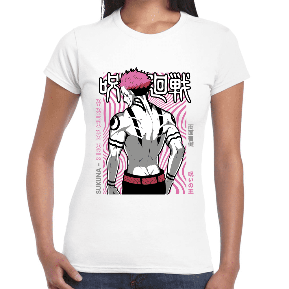 Playera Jujutsu Kaisen Sukuna Algodón Premium #1052