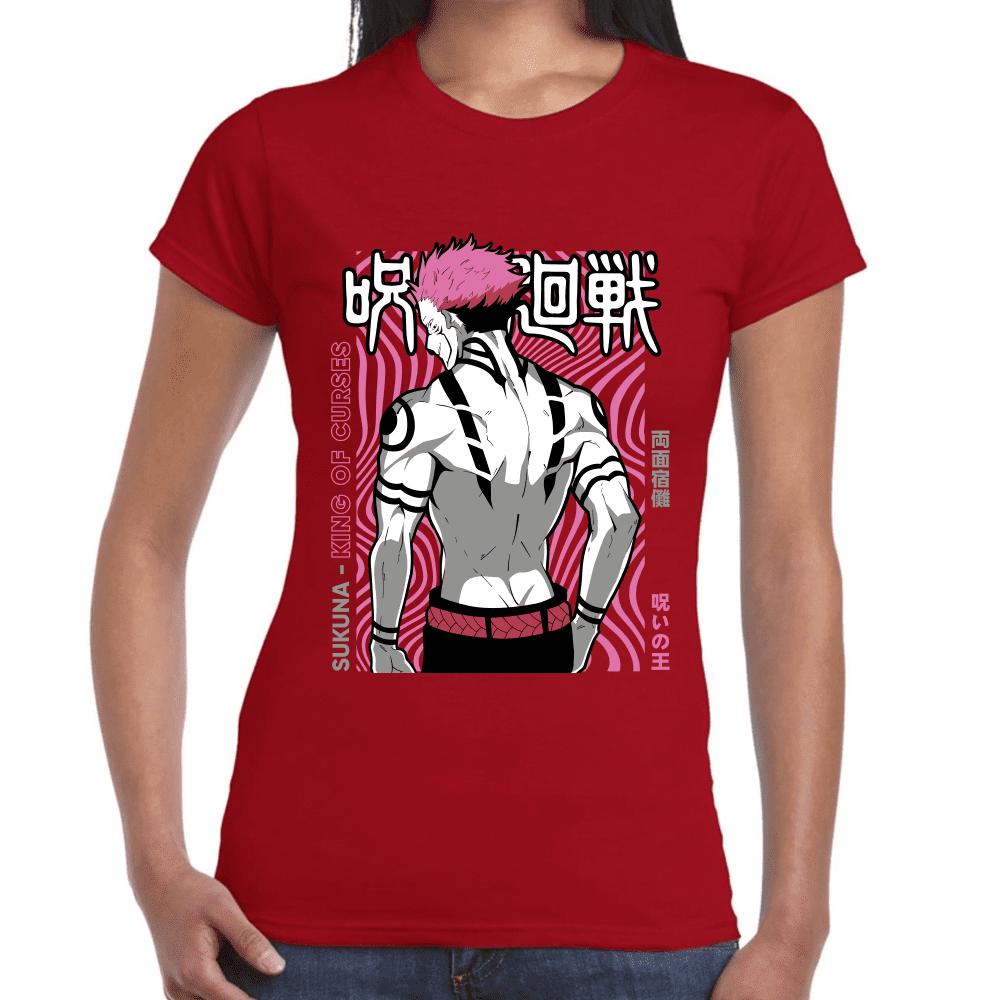 Playera Jujutsu Kaisen Sukuna Algodón Premium #1052