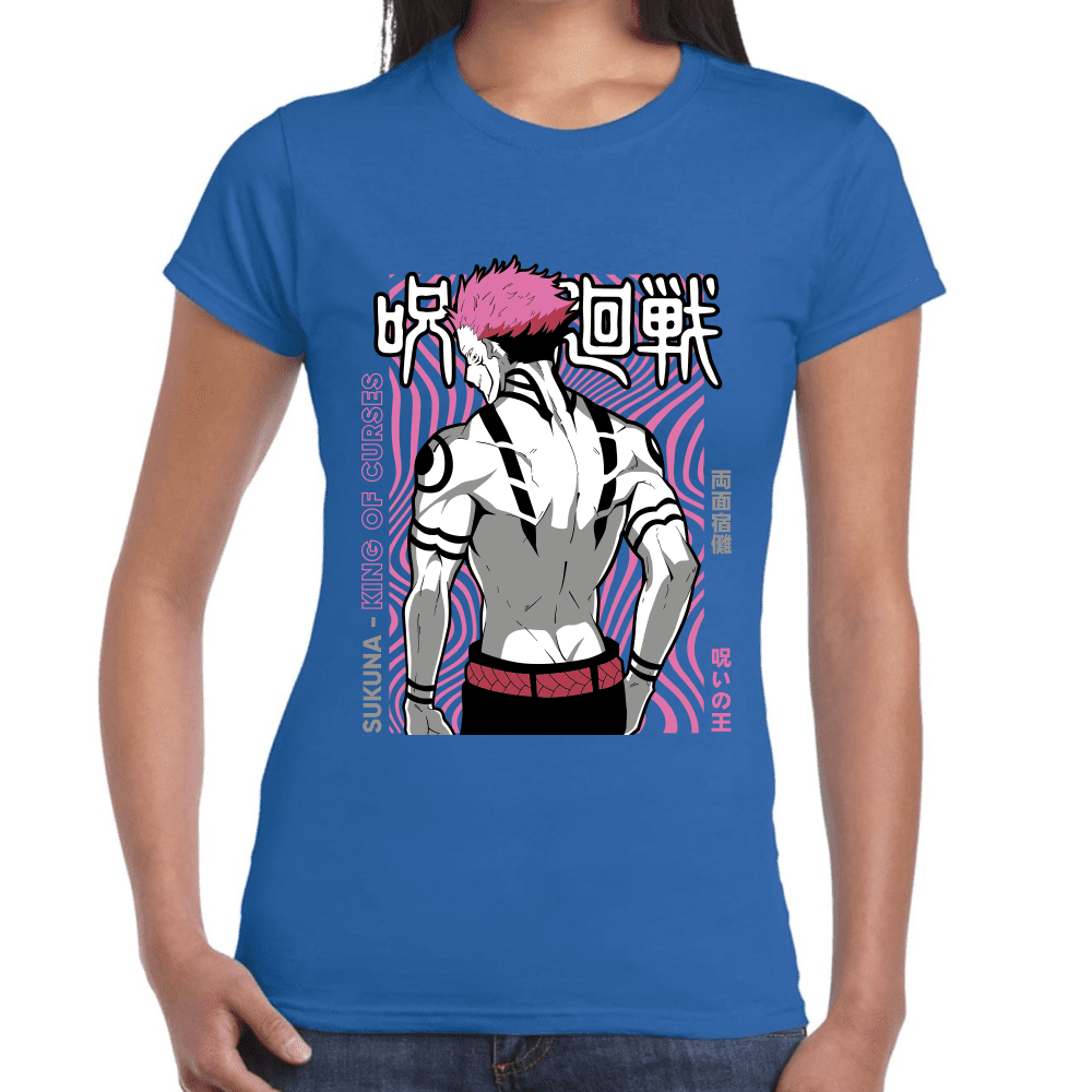 Playera Jujutsu Kaisen Sukuna Algodón Premium #1052