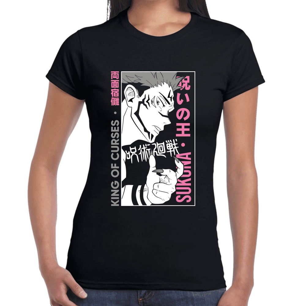 Playera Jujutsu Kaisen Sukuna Algodón Premium #1053 Imagen secundaria del producto