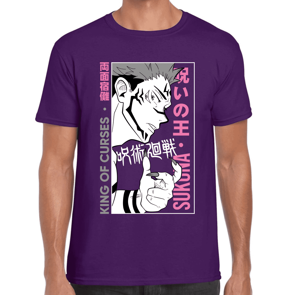 Playera Jujutsu Kaisen Sukuna Algodón Premium #1053