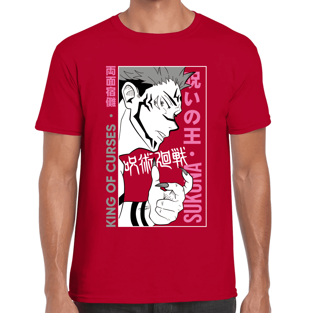 Playera Jujutsu Kaisen Sukuna Algodón Premium #1053
