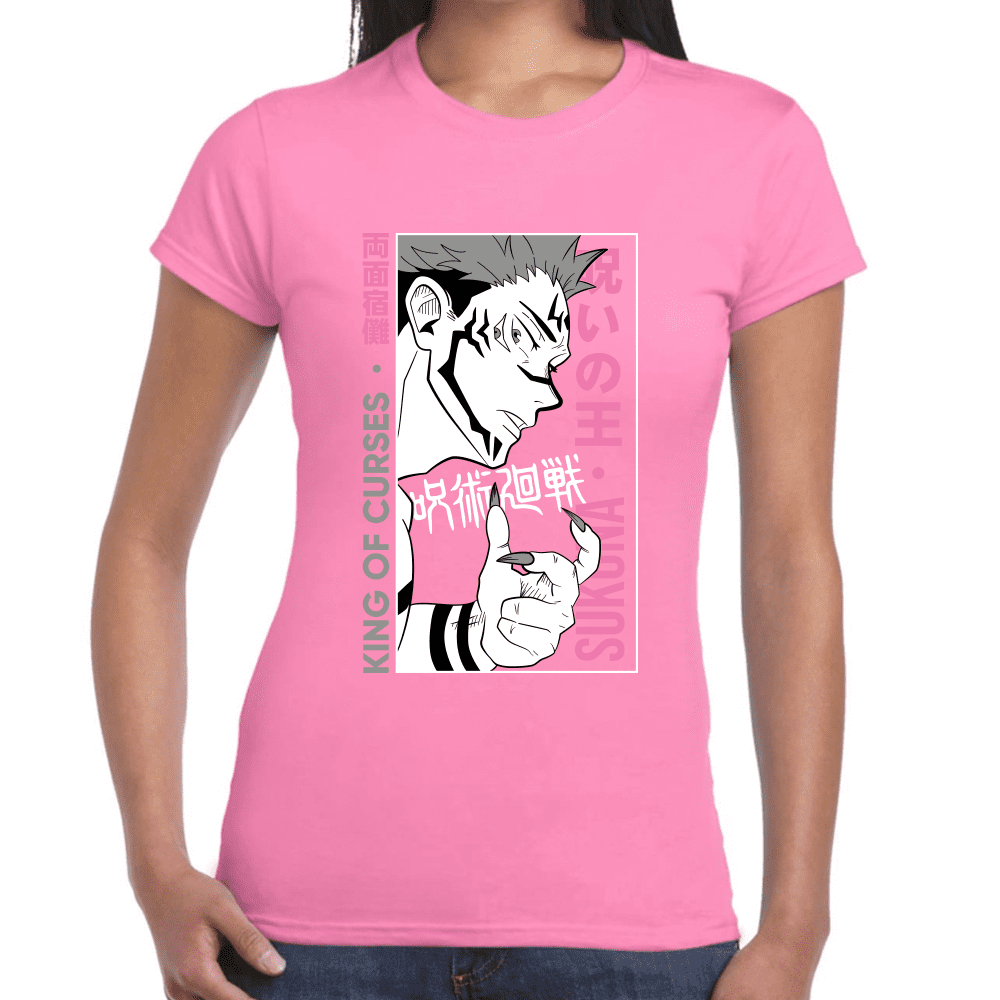 Playera Jujutsu Kaisen Sukuna Algodón Premium #1053