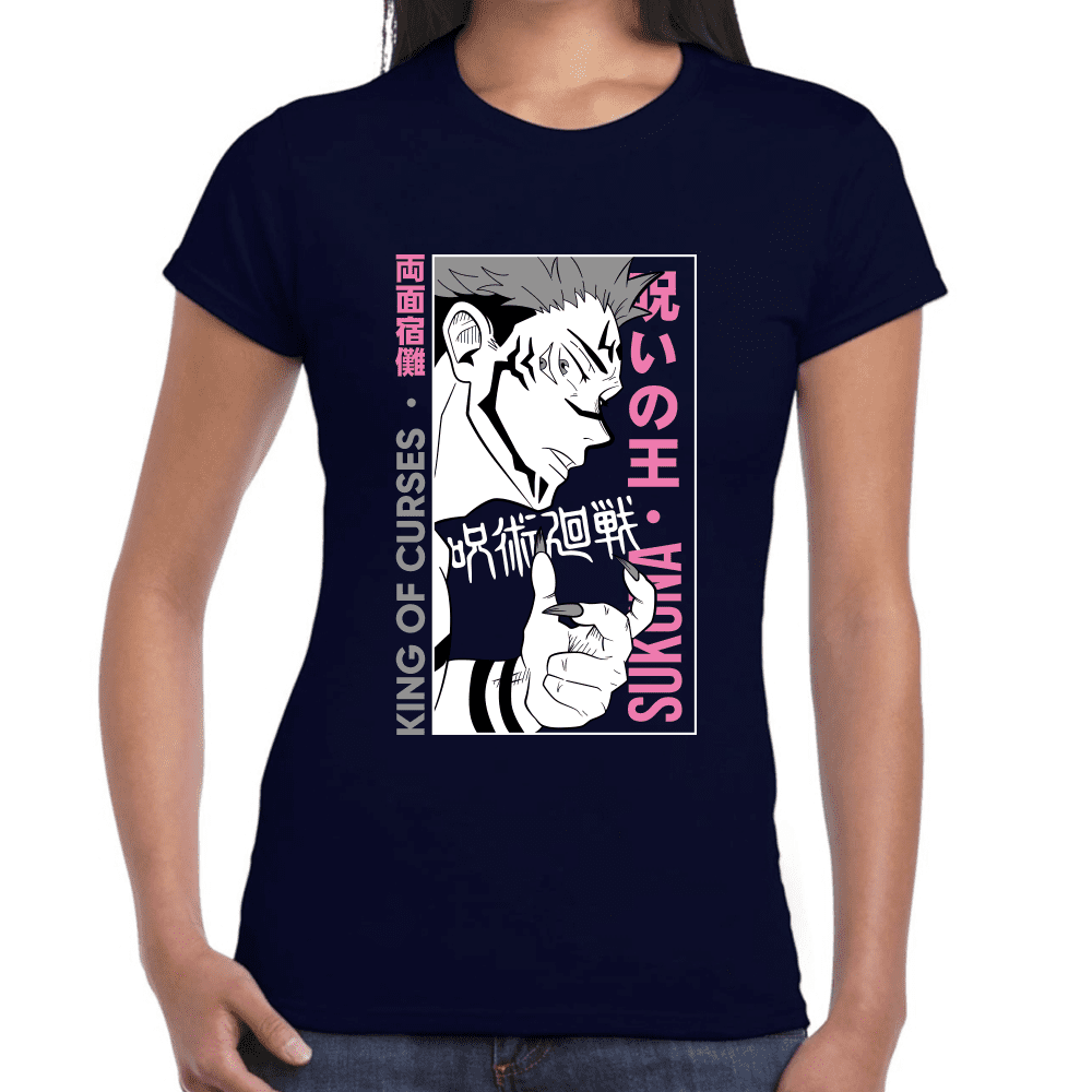 Playera Jujutsu Kaisen Sukuna Algodón Premium #1053