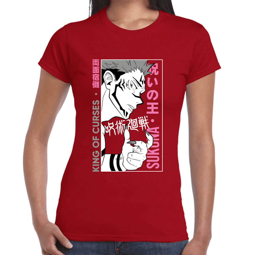 Playera Jujutsu Kaisen Sukuna Algodón Premium #1053