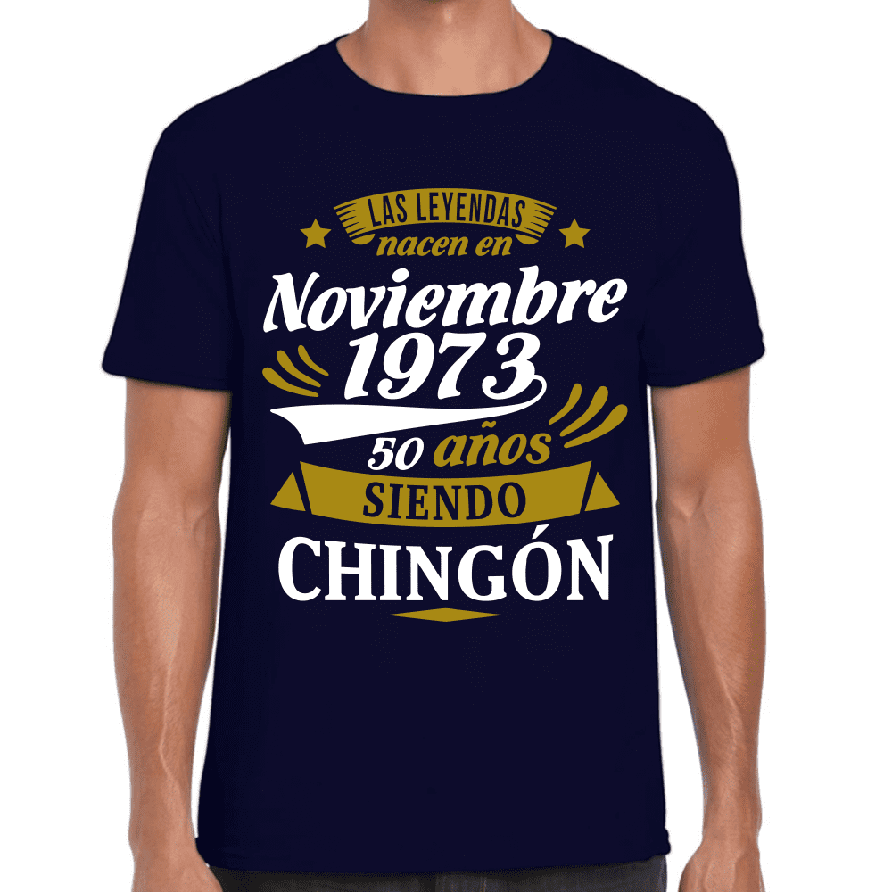 Playera Feliz Cumpleaños Años La Leyendas Nacen Algodón Premium #1065