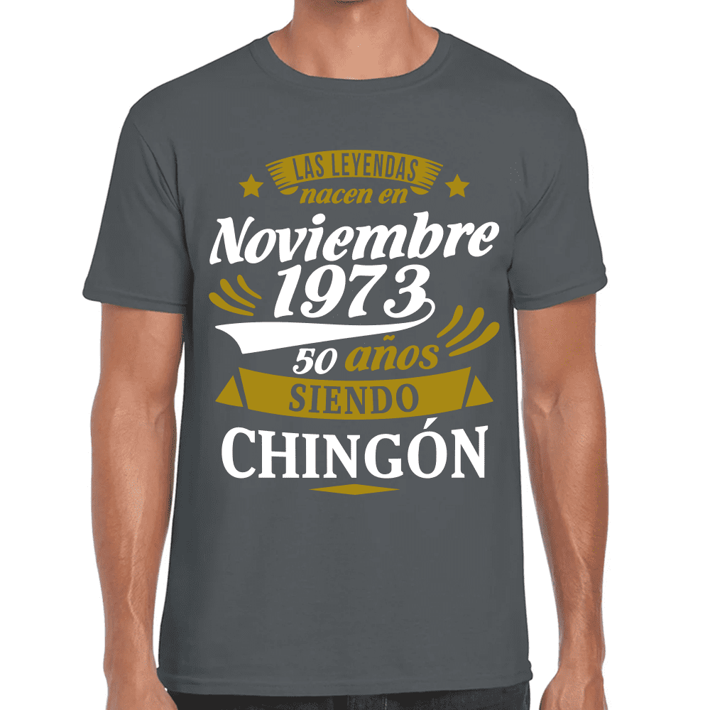 Playera Feliz Cumpleaños Años La Leyendas Nacen Algodón Premium #1065