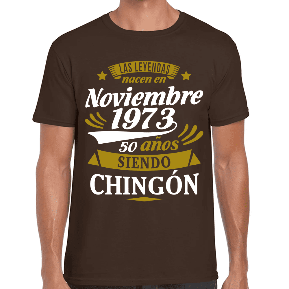 Playera Feliz Cumpleaños Años La Leyendas Nacen Algodón Premium #1065