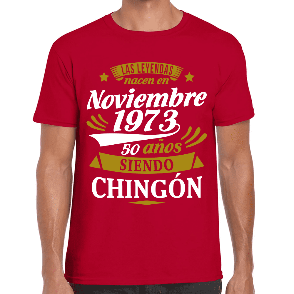 Playera Feliz Cumpleaños Años La Leyendas Nacen Algodón Premium #1065