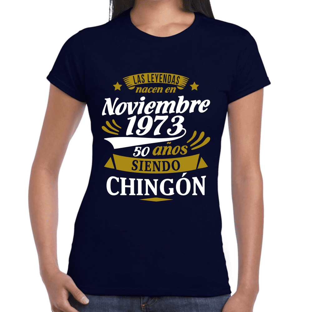 Playera Feliz Cumpleaños Años La Leyendas Nacen Algodón Premium #1065