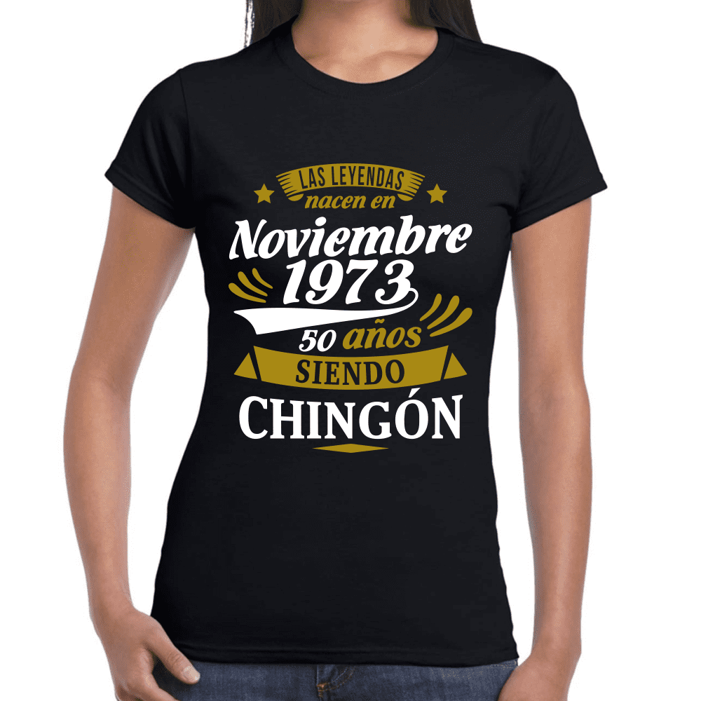 Playera Feliz Cumpleaños Años La Leyendas Nacen Algodón Premium #1065