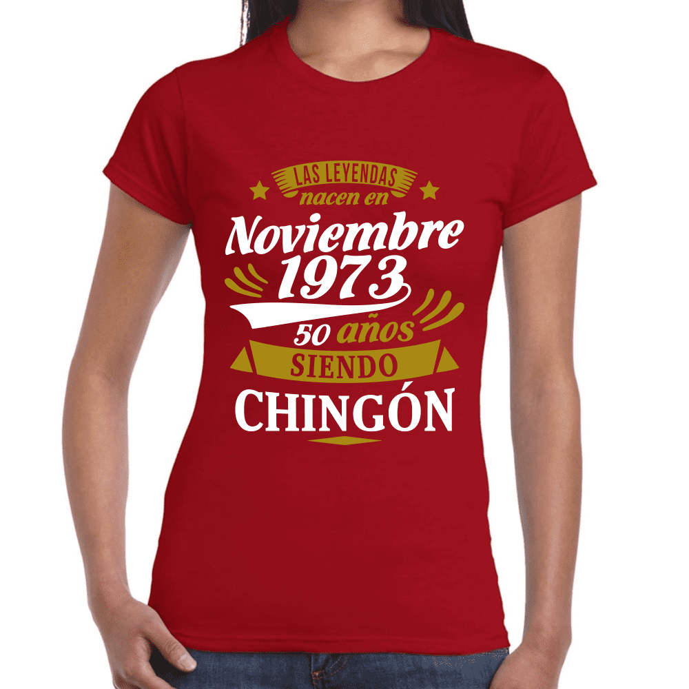 Playera Feliz Cumpleaños Años La Leyendas Nacen Algodón Premium #1065