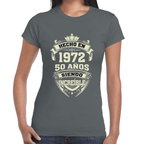 Playera Feliz Cumpleaños Años Siendo Increíble Algodón Premium #1066