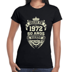 Playera Feliz Cumpleaños Años Siendo Increíble Algodón Premium #1066