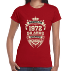 Playera Feliz Cumpleaños Años Siendo Increíble Algodón Premium #1066