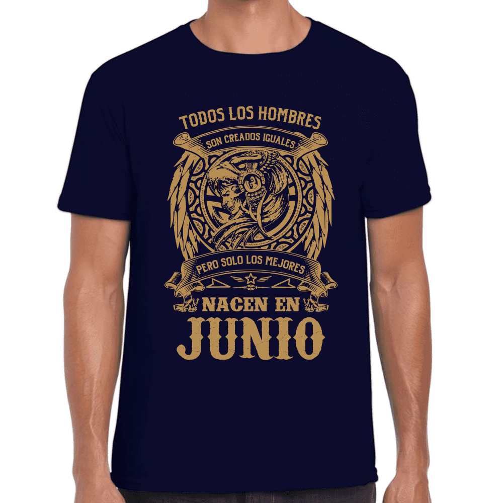 Playera Feliz Cumpleaños Años Los Mejores Nacen En Algodón Premium #1068