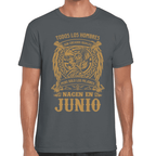 Playera Feliz Cumpleaños Años Los Mejores Nacen En Algodón Premium #1068