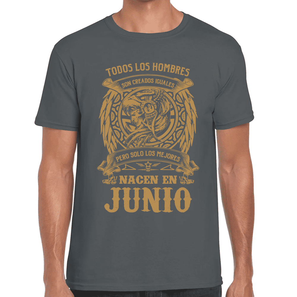Playera Feliz Cumpleaños Años Los Mejores Nacen En Algodón Premium #1068