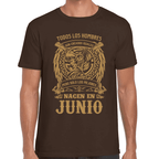 Playera Feliz Cumpleaños Años Los Mejores Nacen En Algodón Premium #1068
