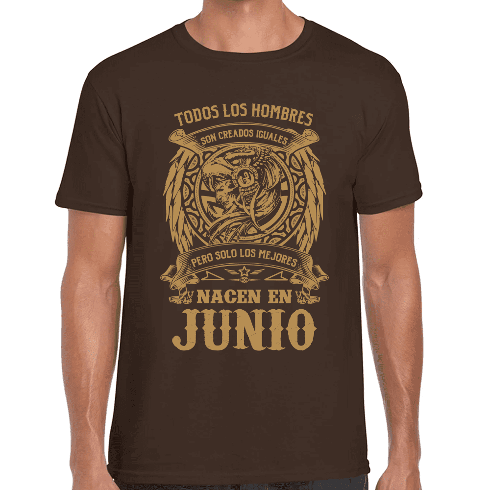 Playera Feliz Cumpleaños Años Los Mejores Nacen En Algodón Premium #1068