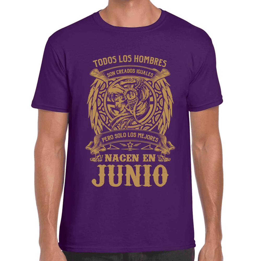 Playera Feliz Cumpleaños Años Los Mejores Nacen En Algodón Premium #1068