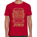 Playera Feliz Cumpleaños Años Los Mejores Nacen En Algodón Premium #1068