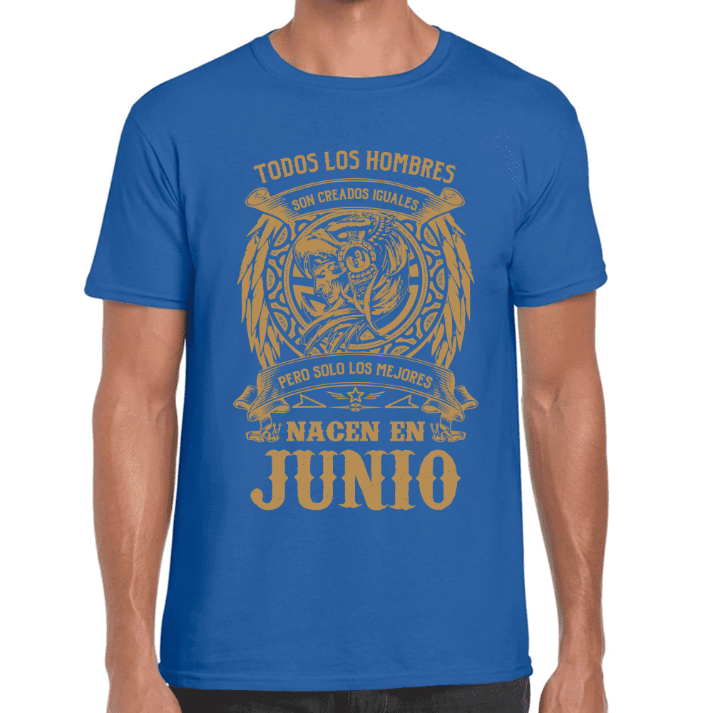 Playera Feliz Cumpleaños Años Los Mejores Nacen En Algodón Premium #1068