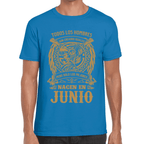 Playera Feliz Cumpleaños Años Los Mejores Nacen En Algodón Premium #1068