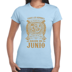 Playera Feliz Cumpleaños Años Los Mejores Nacen En Algodón Premium #1068